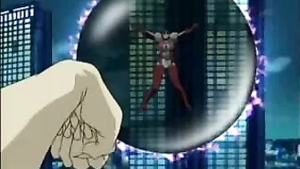 Tentacle Monster Bat Drills Hentai Porn Star's Huge Boobs and All Holes