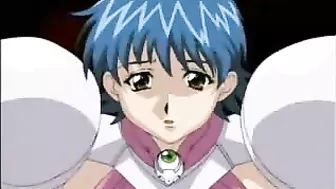 Tentacle Monster Bat Drills Hentai Porn Star's Huge Boobs and All Holes