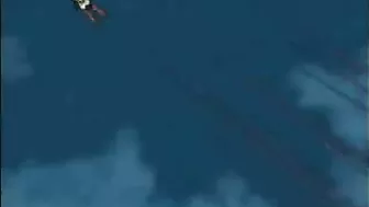 Tentacle Monster Bat Drills Hentai Porn Star's Huge Boobs and All Holes