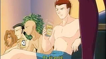 Bound & Blown - Enema Injection for Ass Play before Wild Fucking in Hentai Bondage Video