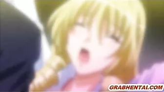 Bound and Ready for Action - Tied-up Hentai Gets Hard Fucked While Her Bondage Friendes