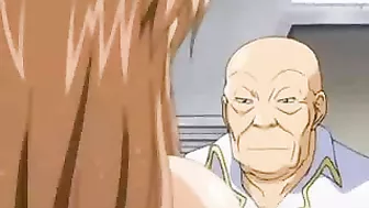 Hentai Fans' Ultimate Fantasy - Captured Big-Boobed Beauty Gets Hard Fucked and Wet Pussy Pleasured by Old Guy