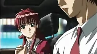 Redhead Hentai Coed Fingered and Hard Fucked in Car - Must-See XXX Video!