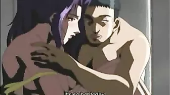 Japanese Hentai Gangbang with Big Nipples and Ghetto Anime Guys