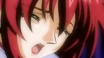 Unchain the kinky hentai nurse's mouth and her massive tits explode with injected cum!