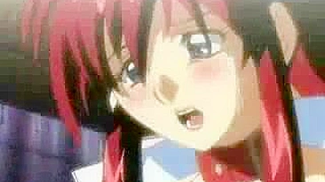 Unchain the kinky hentai nurse's mouth and her massive tits explode with injected cum!