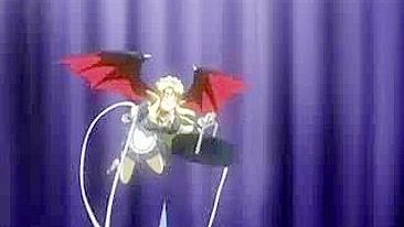 Unchain the kinky hentai nurse's mouth and her massive tits explode with injected cum!