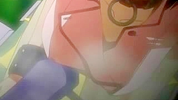 Unchain the kinky hentai nurse's mouth and her massive tits explode with injected cum!