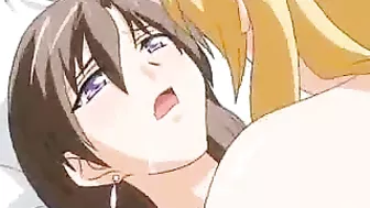Hentai Video - Big-Boobed Girl Gets Hard Fucked by Shemale Anime