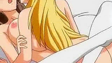 Hentai Video - Big-Boobed Girl Gets Hard Fucked by Shemale Anime