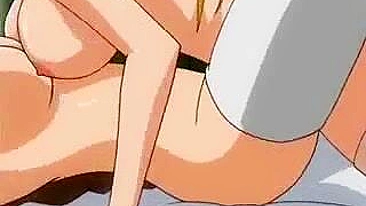 Hentai Video - Big-Boobed Girl Gets Hard Fucked by Shemale Anime