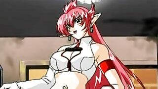 Hentai Police Woman Gets Hardcore Stick Shove in Wet Pussy During Car Ride