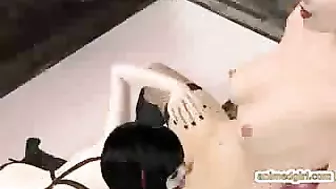 Hentai Lesbians Go Hard in Ghetto Sex