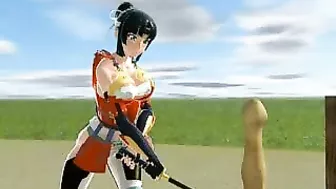 Samurai Hentai Gets Sword Fucked and Assfucked by Shemale Anime Samurai Hentai Gets Sword Fucked and Assfucked by Shemale Anime