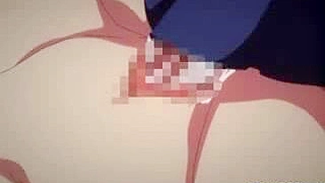 Busty Anime Hentai Girl Gets Hard Fucked Wet Pussy by Shemale in Front of Friend