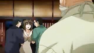 Japanese Hentai Girls Gettin' Gangbanged Hard