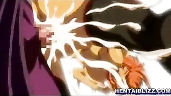 Red-haired Hentai Babe Gets Fucked Hard in the Dungeon