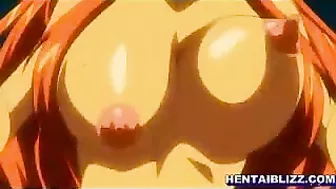 Red-haired Hentai Babe Gets Fucked Hard in the Dungeon