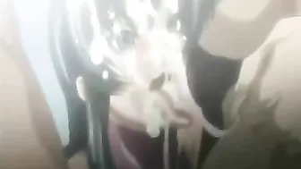 Experience the Ultimate Hentai Fantasy with Chained Big-Titted Gangbangs and Sensual Facial Cumshots