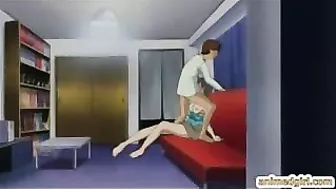 Japanese Anime Porn - Big Tits Squirting and Cock Riding