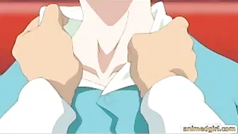 Japanese Anime Porn - Big Tits Squirting and Cock Riding