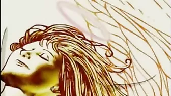 Bound Hentai beauty enjoys intimate touching and teasing