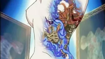 Bound Hentai beauty enjoys intimate touching and teasing