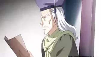 Juicy Hentai Babe Gets Squeezed and Rides Cock with Big Boobs