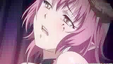 Juicy Hentai Babe Gets Squeezed and Rides Cock with Big Boobs