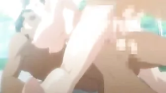 Hentai Swimsuit Coed with Big Tits Gets Gangbanged and Fucked by Ghetto Bandits