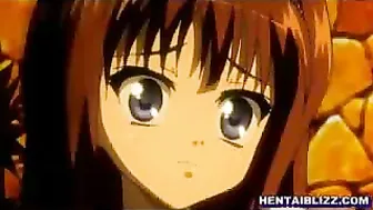 BDSM Bondage Hentai Cutie with Big Tits Gets Gangbanged by Bandits in Front of Boyfriend