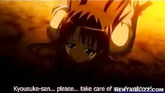 BDSM Bondage Hentai Cutie with Big Tits Gets Gangbanged by Bandits in Front of Boyfriend