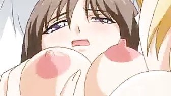 Hentai Shemale Gets Handjobs and Tittyfucks