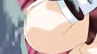 Hentai coed with big juicy melon tits get tentacle fucked for intense pleasure!