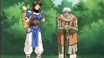 as our seductive hentai redhead with luscious breasts introduces this eager young man to the pleasures of pussy for the first time.