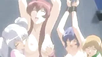 Busty MILF Anime Coed Gets Fucked Hard with Muzzle Play