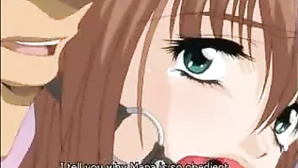 Bound and Gagged, Muzzled Hentaies Friend getting Fucked