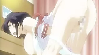 Ultimate Hentai Experience! Coed Self-Masturbates with Dildo and Wet Pussy.