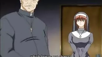 Sexy Nun Gets Pounded by Pervy Priest in Wild Hentai Fuck Fest