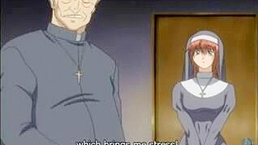 Sexy Nun Gets Pounded by Pervy Priest in Wild Hentai Fuck Fest