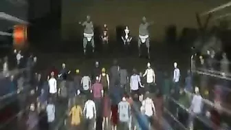 Public Busty Hentai Gangbang and Blowjob with Multiple Partners