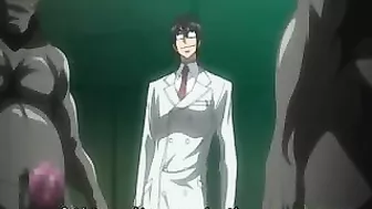 Public Busty Hentai Gangbang and Blowjob with Multiple Partners