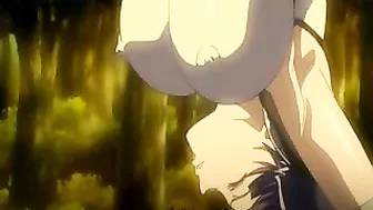Tentacle Fucking of a Trapped Hentai Chick with Huge Boobs