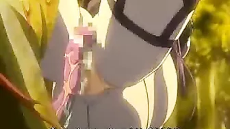 Tentacle Fucking of a Trapped Hentai Chick with Huge Boobs