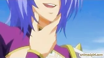 Hentai Princess gets ravaged by tentacles in her every orifice