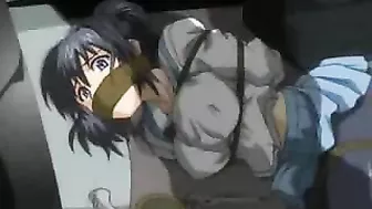 Japanese Hentai Gangbang with Bondage and Group sex