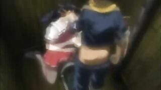 Hentai Rope Play with Cum Swallowing - Roped Coed Fucks Hard!