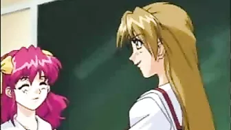 Hentai Rope Play with Cum Swallowing - Roped Coed Fucks Hard!