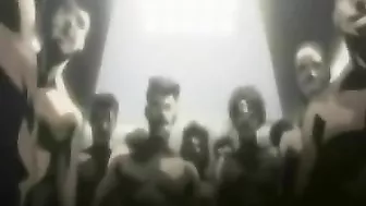 Bound hentai babes receive electrifying orgasms from multiple partners