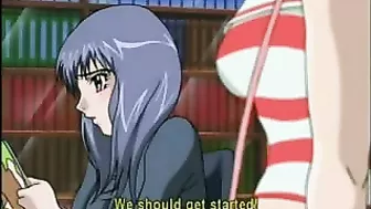 Hot Hentai Babe Masturbate with Big Juicy Boobs and Pink Panties!